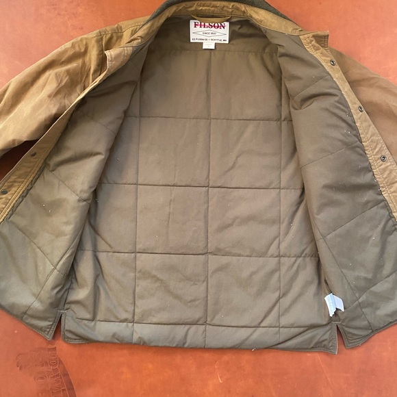 Filson Tin Cloth Insulated Shirt Jacket Small - Picture 7 of 7